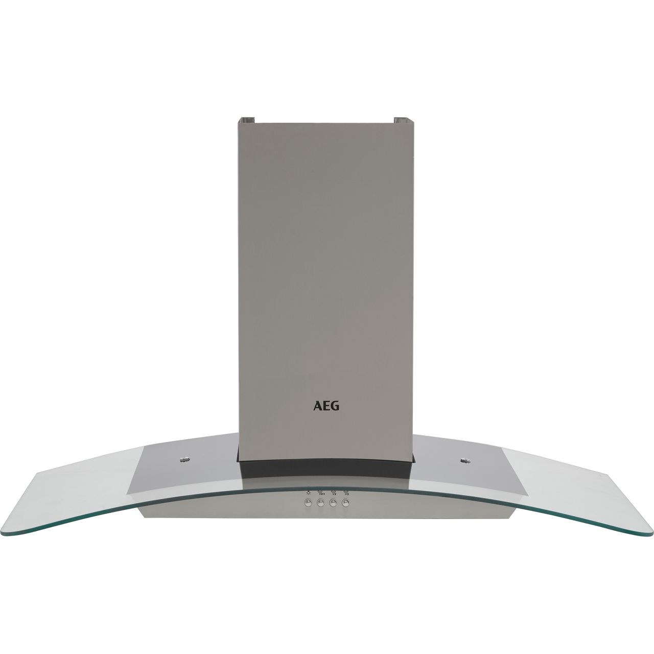 AEG DTB3953M 90cm Curved Glass Chimney Hood in Stainless Steel