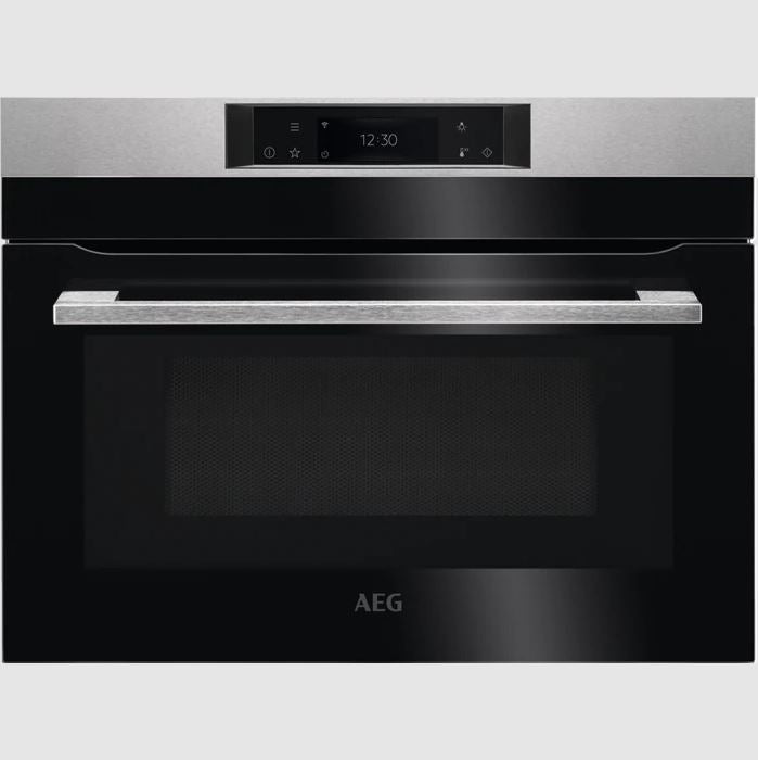 AEG KMK768080M Microwave Oven Built In Compact Stainless Steel GRADE A