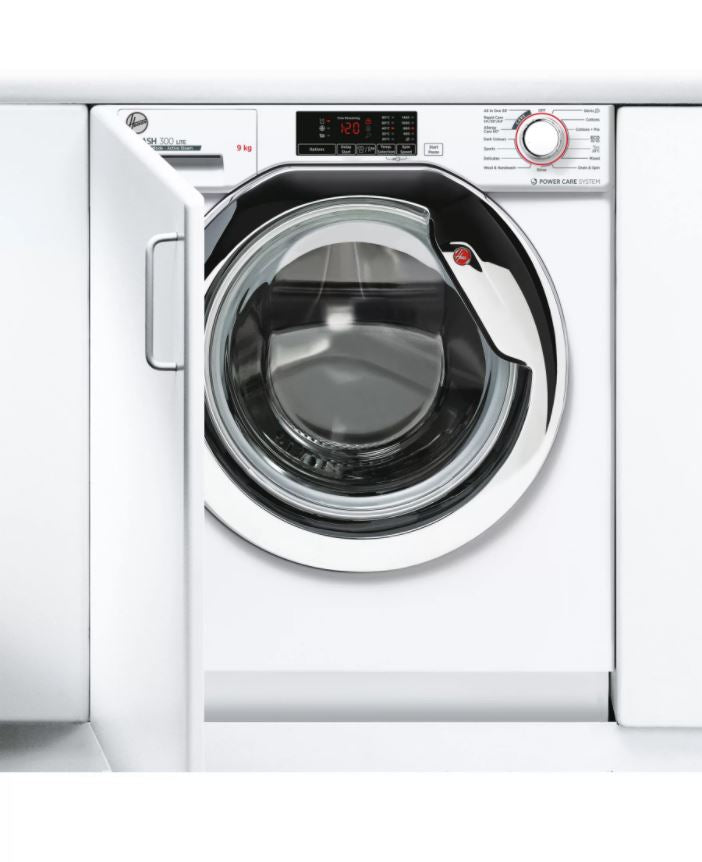 Hoover HBWS49D1ACE-80 Integrated 9kg 1400rpm Washing Machine White GRADE B