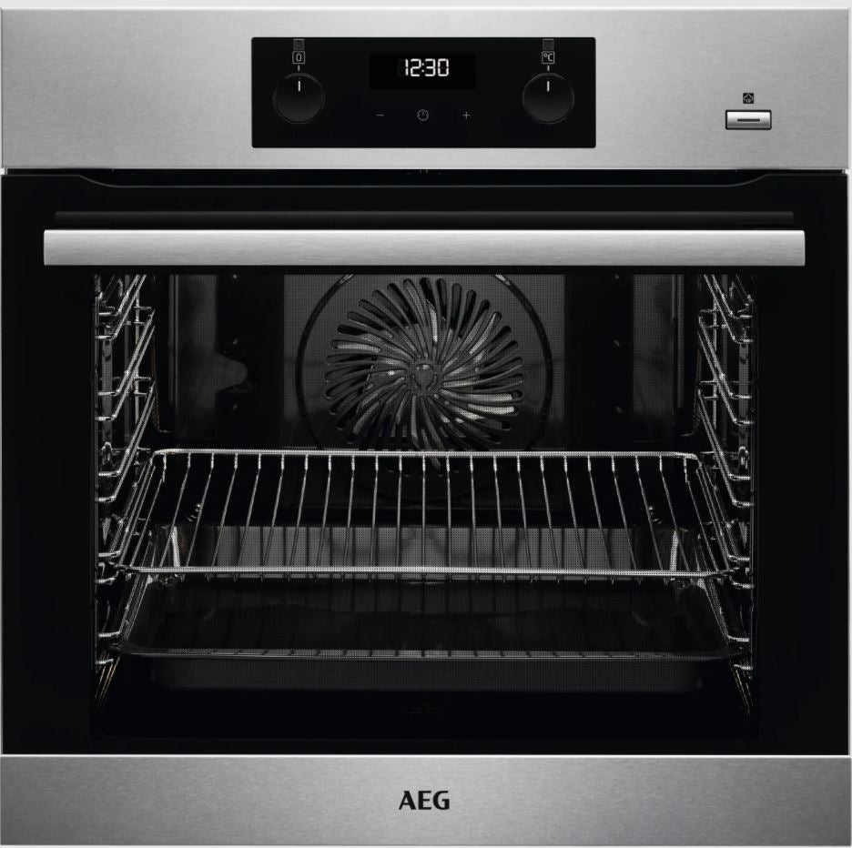 AEG BES355010M Single Oven Steambake Stainless Steel
