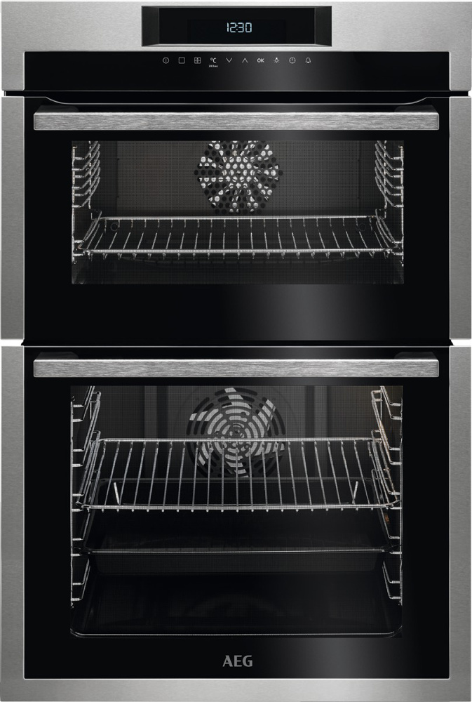 AEG DCE731110M Double Oven Electric Built In Stainless Steel