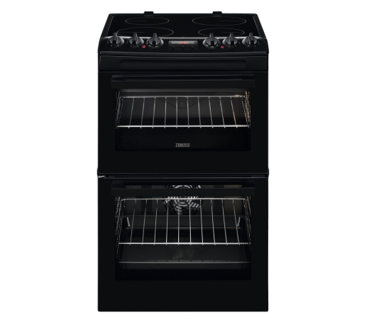 Zanussi ZCV46250BA Electric Cooker Ceramic Hob Black REFURBISHED