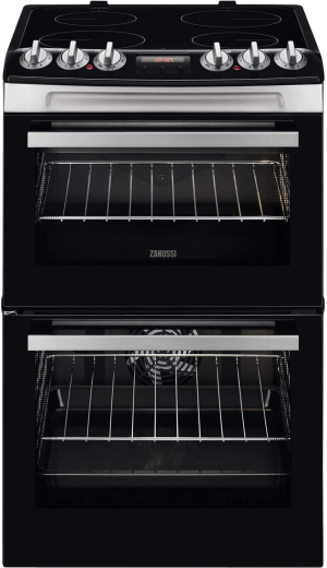 Zanussi ZCV46250XA Electric Cooker 55cm Ceramic in Stainless Steel GRADE A