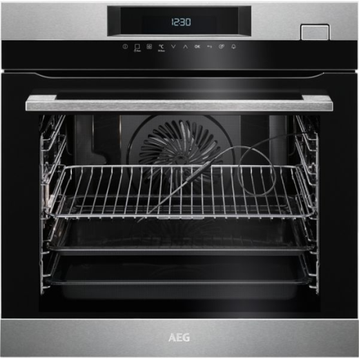 AEG BSK782320M Single Oven Built in Steamboost Electric Steam in Stainless Steel GRADE A