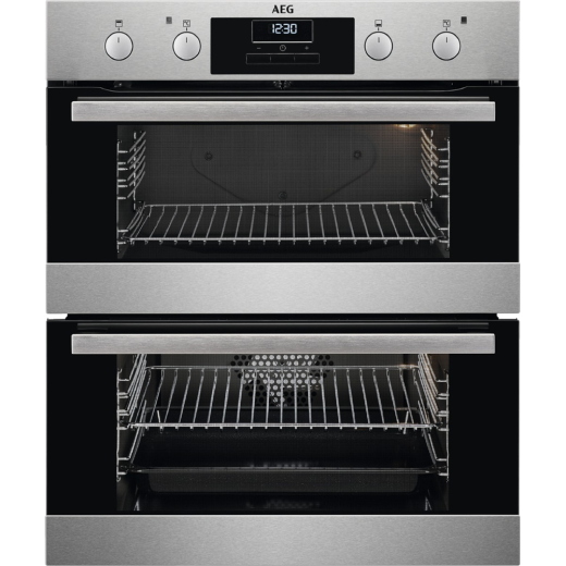 AEG DUB331110M Double Oven Built Under Stainless Steel