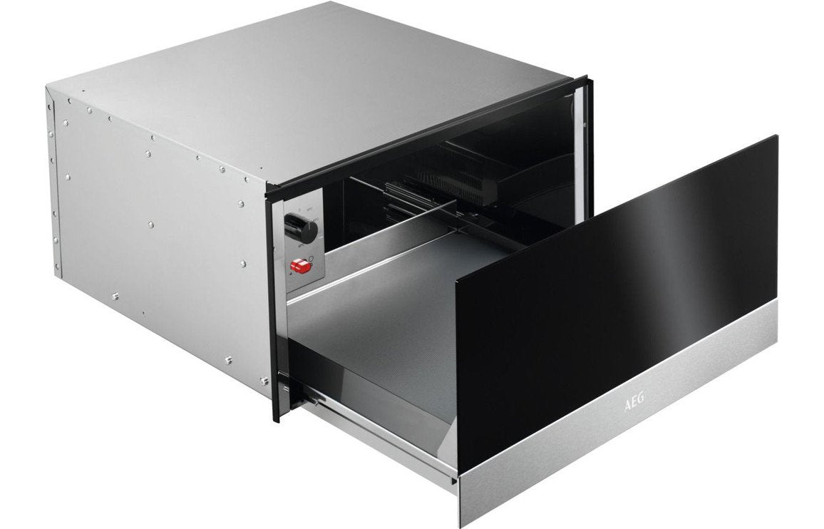 AEG KDK912922M 30cm High Warming Drawer Black & Stainless Steel GRADE B
