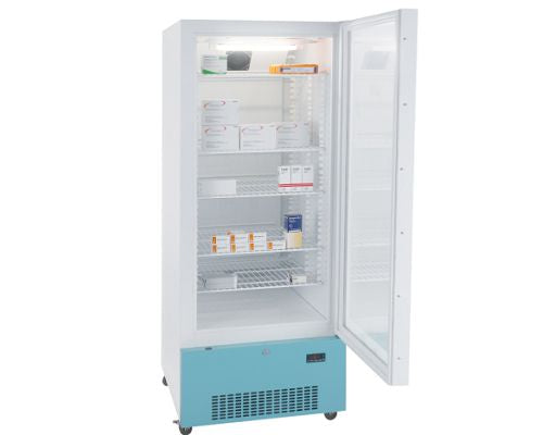 Lec PG1607C Large Glass Door Pharmacy, Medical Fridge in White