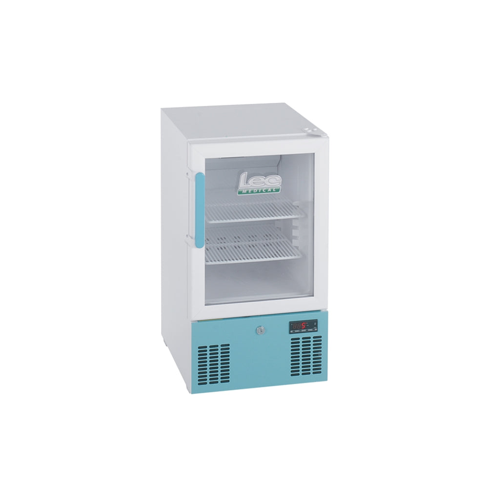 Lec PEGR41UK Pharmacy Refrigerator 41L Essential Countertop with Glass Door