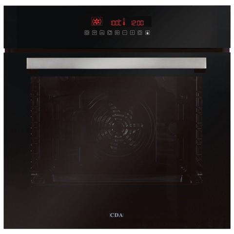 CDA SK511BL Single Oven Built In Electric Pyrolytic LCD in Black GRADE B