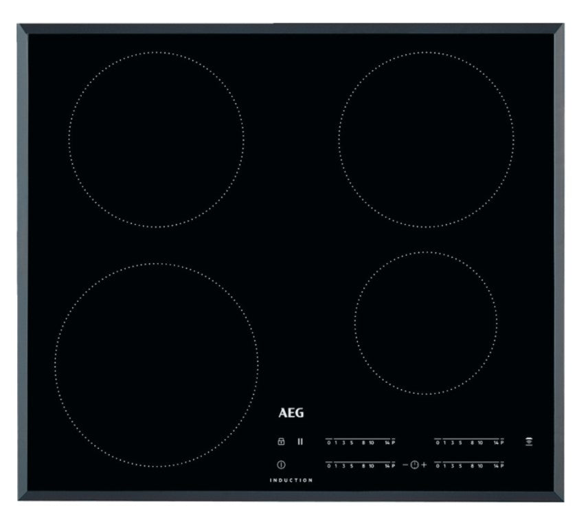 AEG IKB6440HFB Induction Hob 60cm 4 Zone Touch Control Black