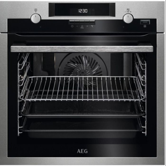 AEG BPS551220M Single Oven Electric Steambake Stainless Steel GRADE A