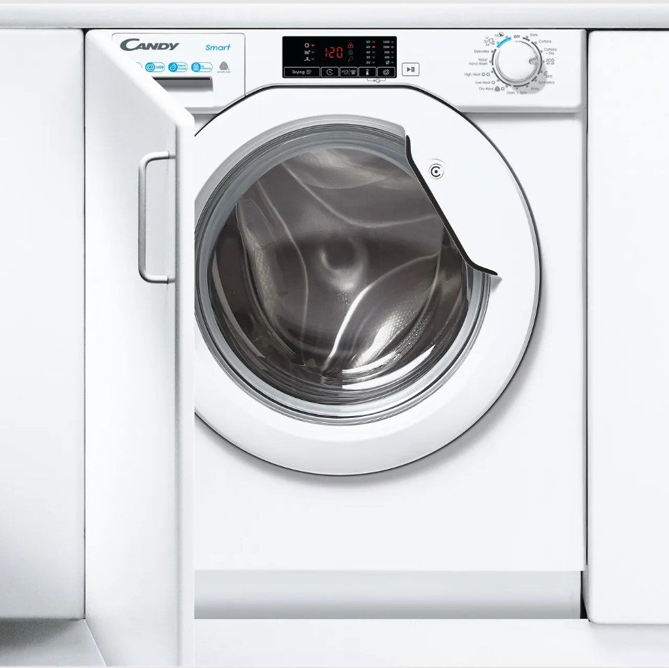 Candy CBD485D1E/1-80 Washer Dryer Integrated 8kg + 5kg 1400rpm White