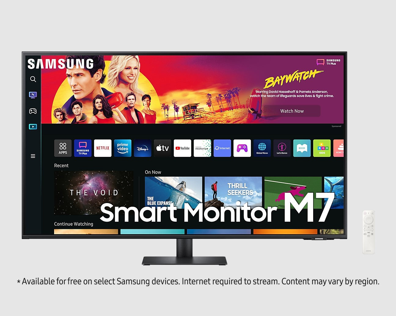 Samsung LS43BM700UPXXU Smart Monitor 43" UHD USB-C, Speakers, Remote