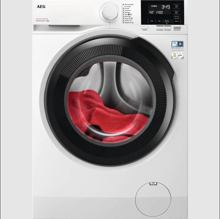 AEG LFR71844B Washing Machine 8kg 1400rpm in White REFURBISHED