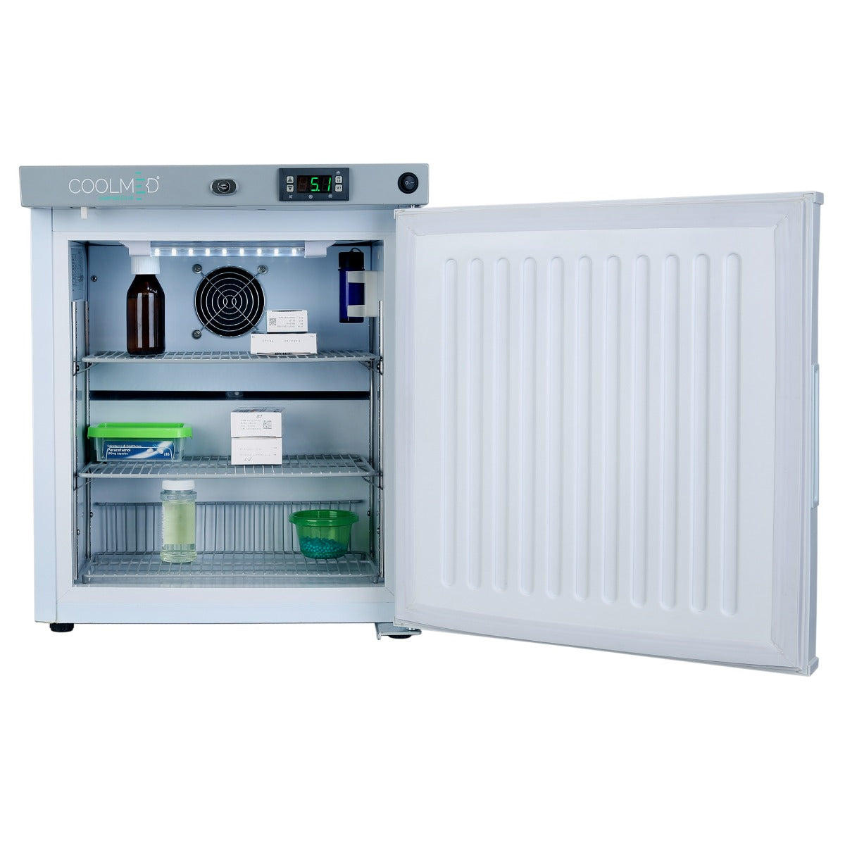 CoolMed CMS29 Pharmacy Fridge 29L Solid Door in White GRADE B