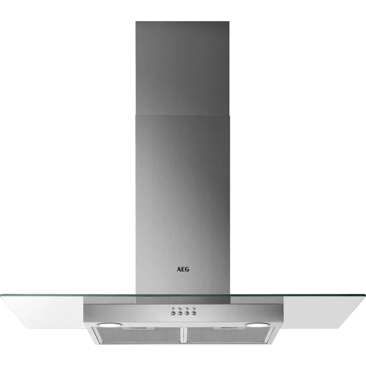 AEG DTB3954M Chimney Hood 90cm Flat Glass in Stainless Steel