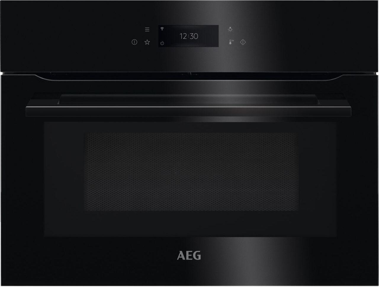 AEG KMK768080B Microwave Oven Compact Combination Built In Black GRADE A