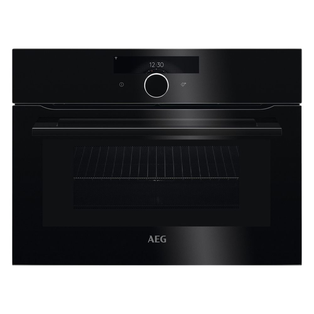 AEG KMK968000B Microwave Oven Built In Combination Black REFURBISHED
