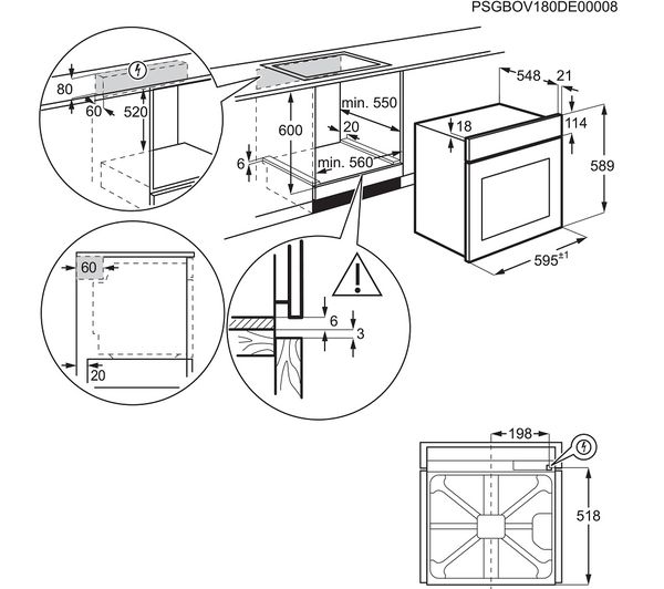 Zanussi ZOHCX3X2 Single Oven Electric FanCook in Stainless Steel