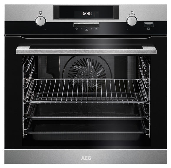 AEG BPK556220M Single Oven Electric Steambake Pyrolytic Stainless Steel GRADE A