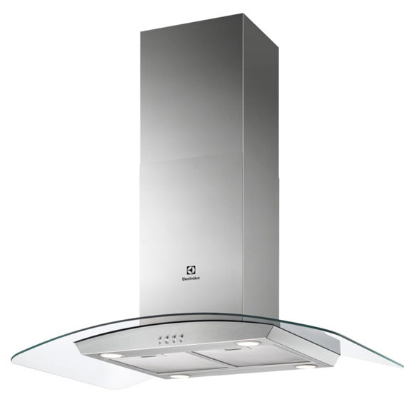 Electrolux LFI519X 90cm Curved Glass Island Cooker Hood Stainless Steel