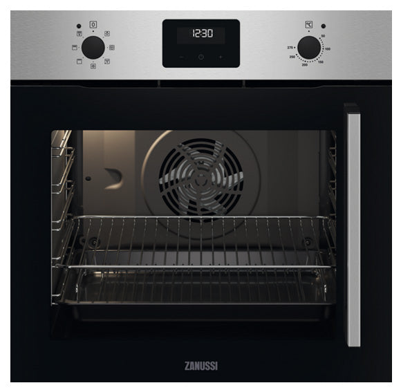 Zanussi ZOCNX3XL Single Oven Side Opening Electric in Stainless Steel