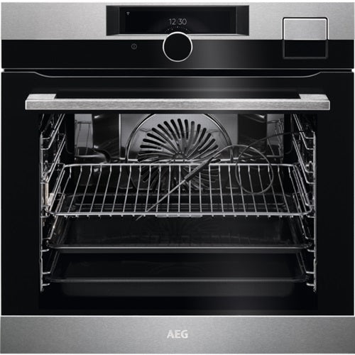 AEG BSK999330M Single Oven Electric Steam Stainless Steel REFURBISHED