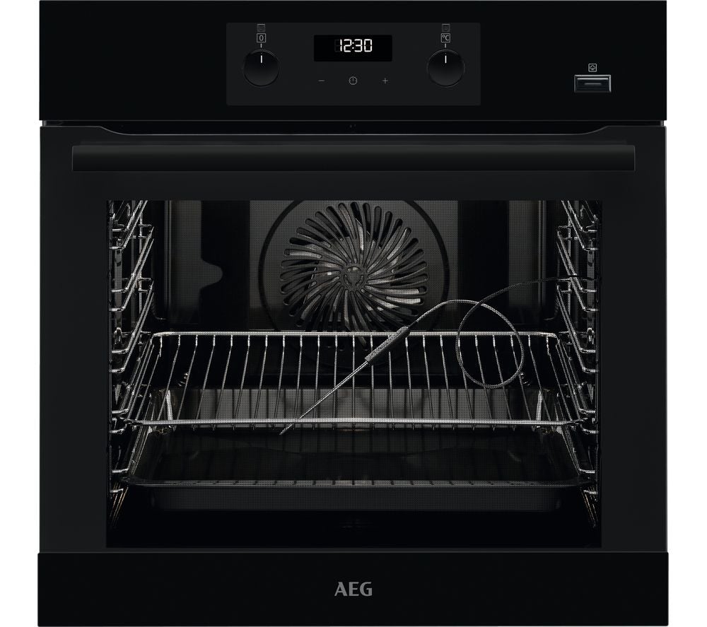 AEG BES356010B Single Oven Electric Steambake in Black GRADE B