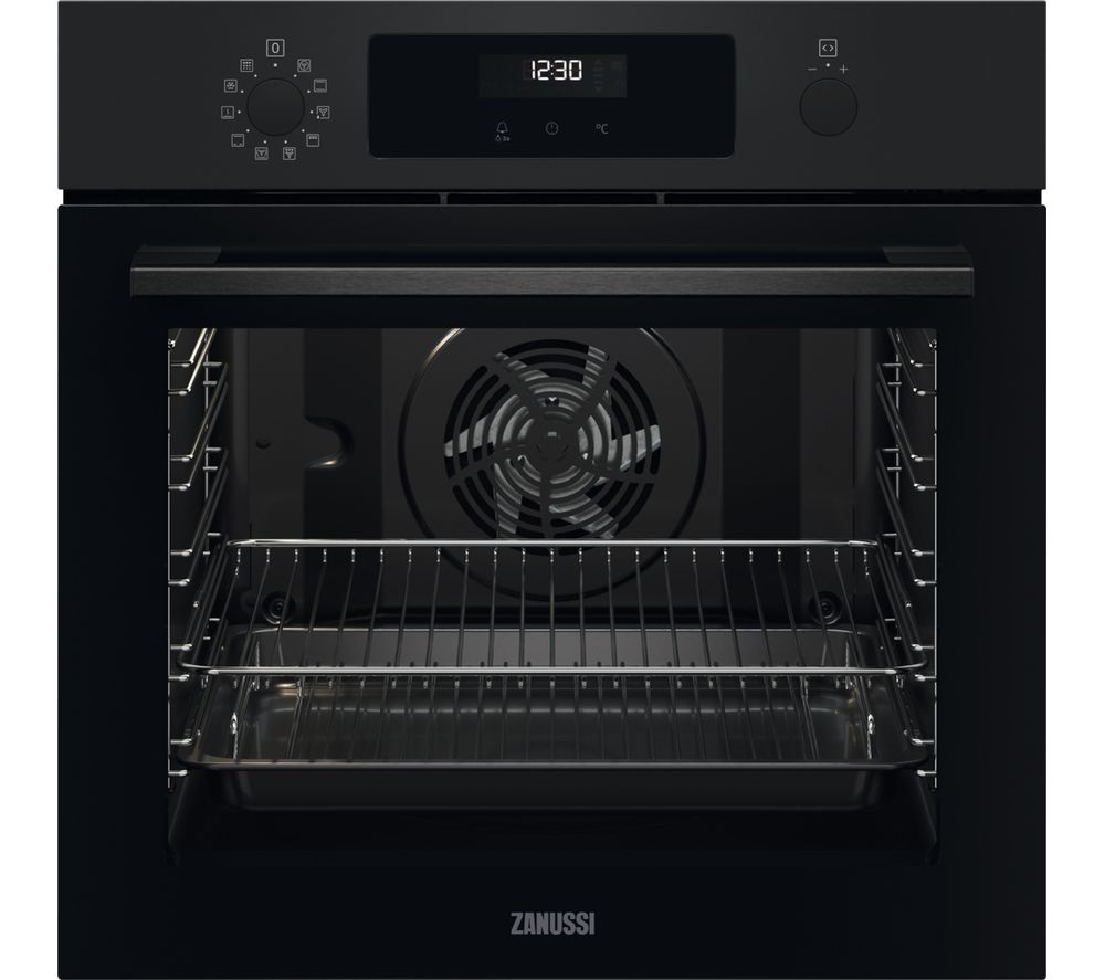 Zanussi ZOPNX6K2 Single Oven Electric Built in in Black